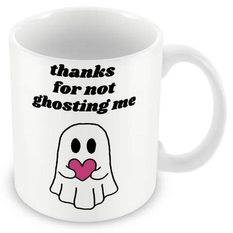 Muggz - Thanks for Not Ghosting Me Mug, Card, Coaster Gift sets - Couples in Love