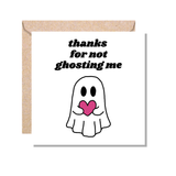 Muggz - Thanks for Not Ghosting Me Mug, Card, Coaster Gift sets - Couples in Love