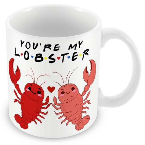 Muggz - You're My Lobster Mug, Card, Coaster Gift sets - Gift for Friends Birthday Anniversary Valentines - Together Forever