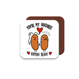 Muggz - My Favourite Human Bean Mug, Card, Coaster Gift sets - Couples in Love