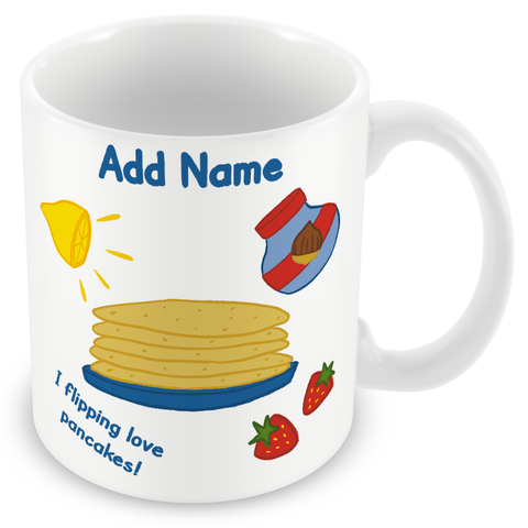 Pancake Day Personalised Recipe Mug