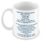 Pancake Day Personalised Recipe Mug