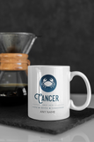 Cancer Star Sign Mug - Personalised Zodiac Mug (June 21 – July 22)