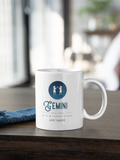 Gemini Star Sign Mug - Personalised Zodiac Mug (May 21 – June 20)