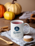 Scorpio Star Sign Mug - Personalised Zodiac Mug (October 23 – November 21)