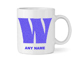 Letter W Alphabet Mug - Personalised A-Z Mug