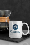 Aquarius Star Sign Mug - Zodiac Mug (January 20 – February 18)