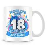 18th World's Best Birthday Mug