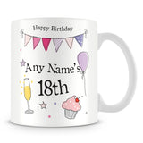 18th Birthday Party Personalised Mug