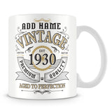 Vintage 1930 Aged to Perfection Mug