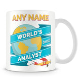 Analyst Worlds Best Banner Mug