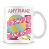 Analyst Worlds Best Banner Mug