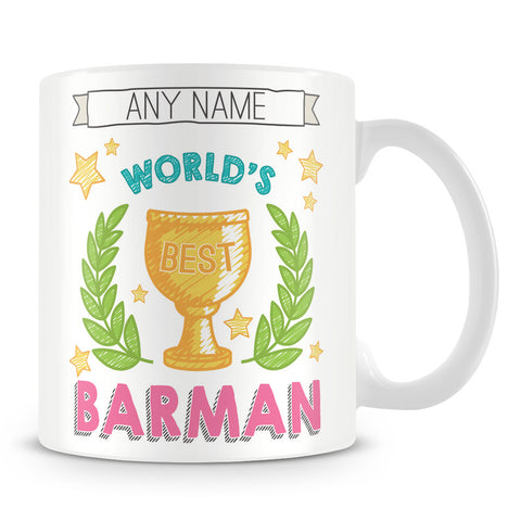 Worlds Best Barman Award Mug