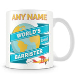 Barrister Worlds Best Banner Mug