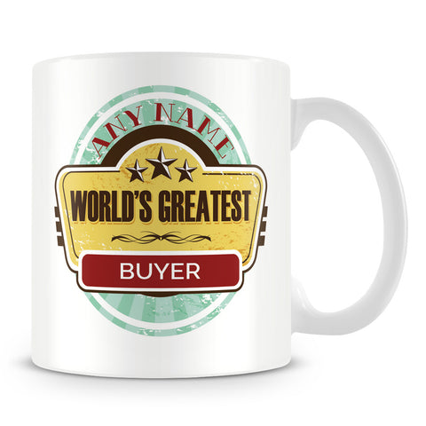 Worlds Greatest Buyer Personalised Mug