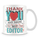 Editor Thank You Mug