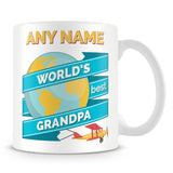 Grandpa Worlds Best Banner Mug