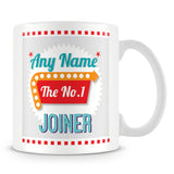 Joiner Personalised Mug - No.1 Retro Gift - Green