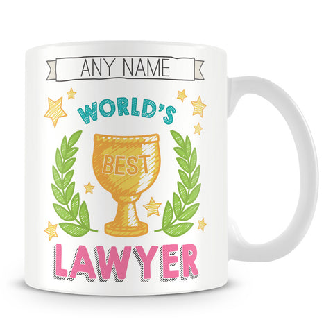 Worlds Best Lawyer Award Mug