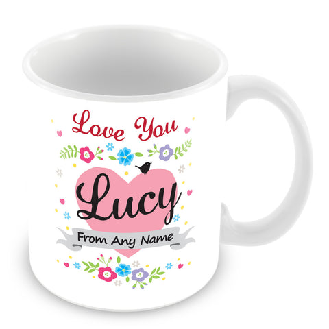 Lucy Mug - Love You Lucy Personalised Gift