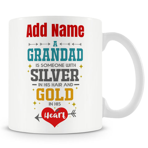 Grandad Mug - Personalised Gift For Grandads