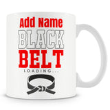 Karate Gift - Mug For Karate Students And Teachers - Black Belt Loading