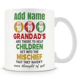 Grandad Appreciation Gift - Personalised Mug For Grandads