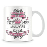 Manager Mug - Worlds Best Shield