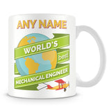 Mechanical Engineer Worlds Best Banner Mug