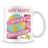 Researcher Worlds Best Banner Mug