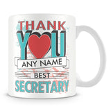 Secretary Thank You Mug