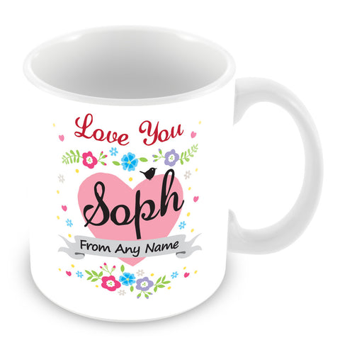 Soph Mug - Love You Soph Personalised Gift