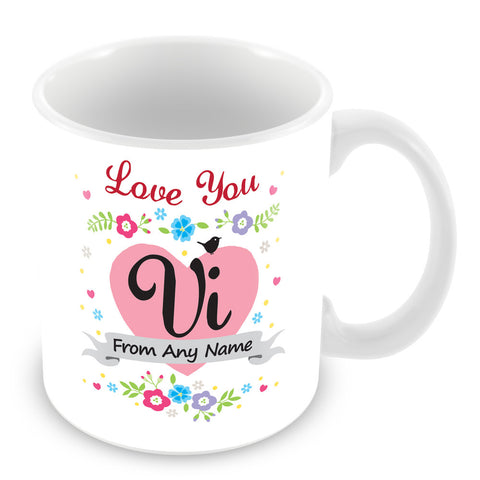 Vi Mug - Love You Vi Personalised Gift