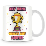 Auntie Mug - Worlds Best Trophy