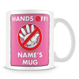 Personalised Name Mug – Hands Off Design