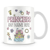 Princess Mug - Personalised Mug for Girls