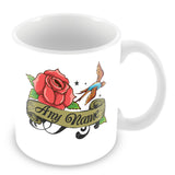 Rose Tattoo Personalised Mug