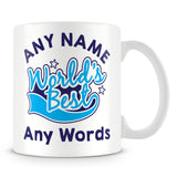 Worlds Best Personalised Mug – Green